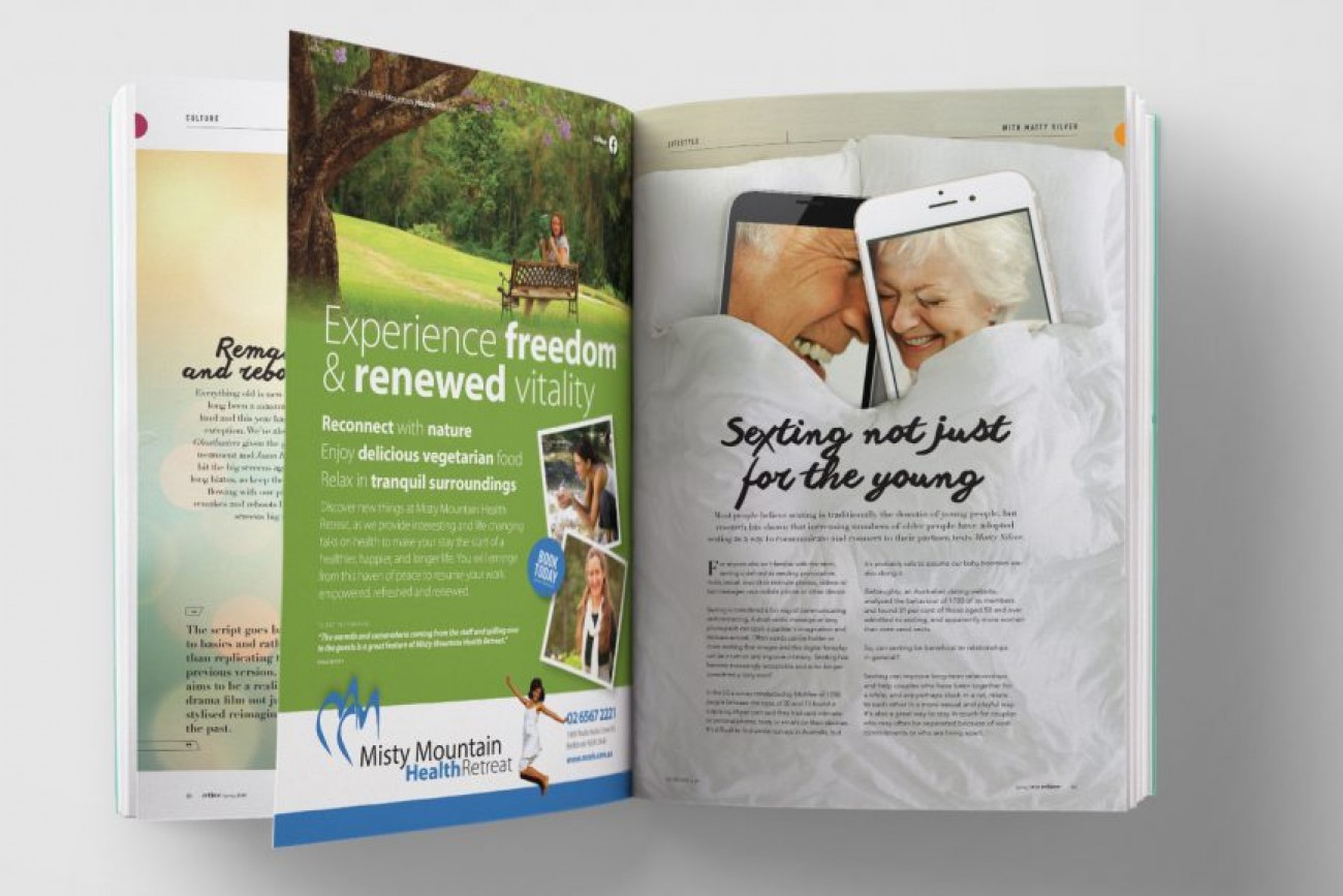 DOUBLE A CREATIVE - Graphic Design Portfolio - Magazine Design