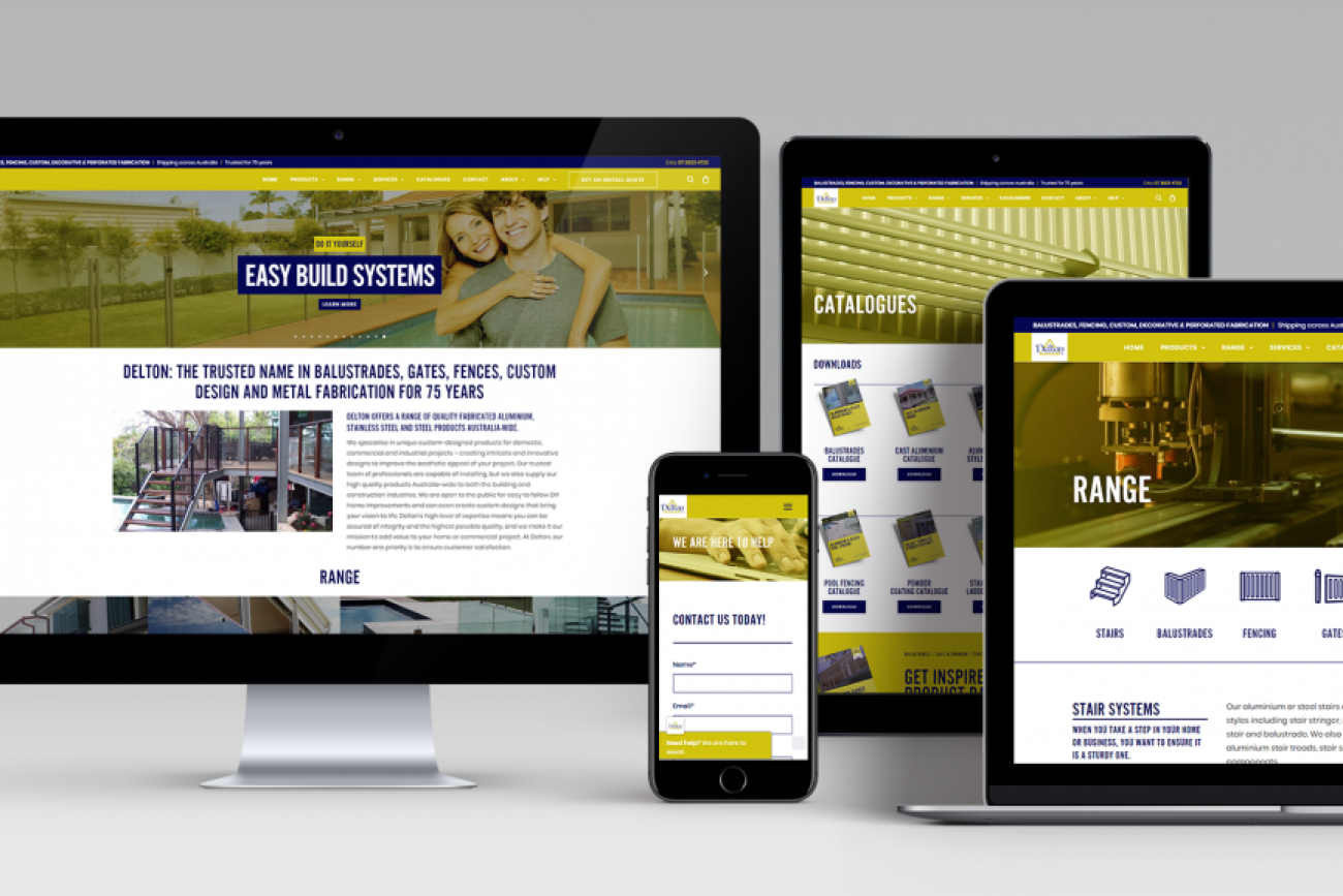 Delton Website Development Build